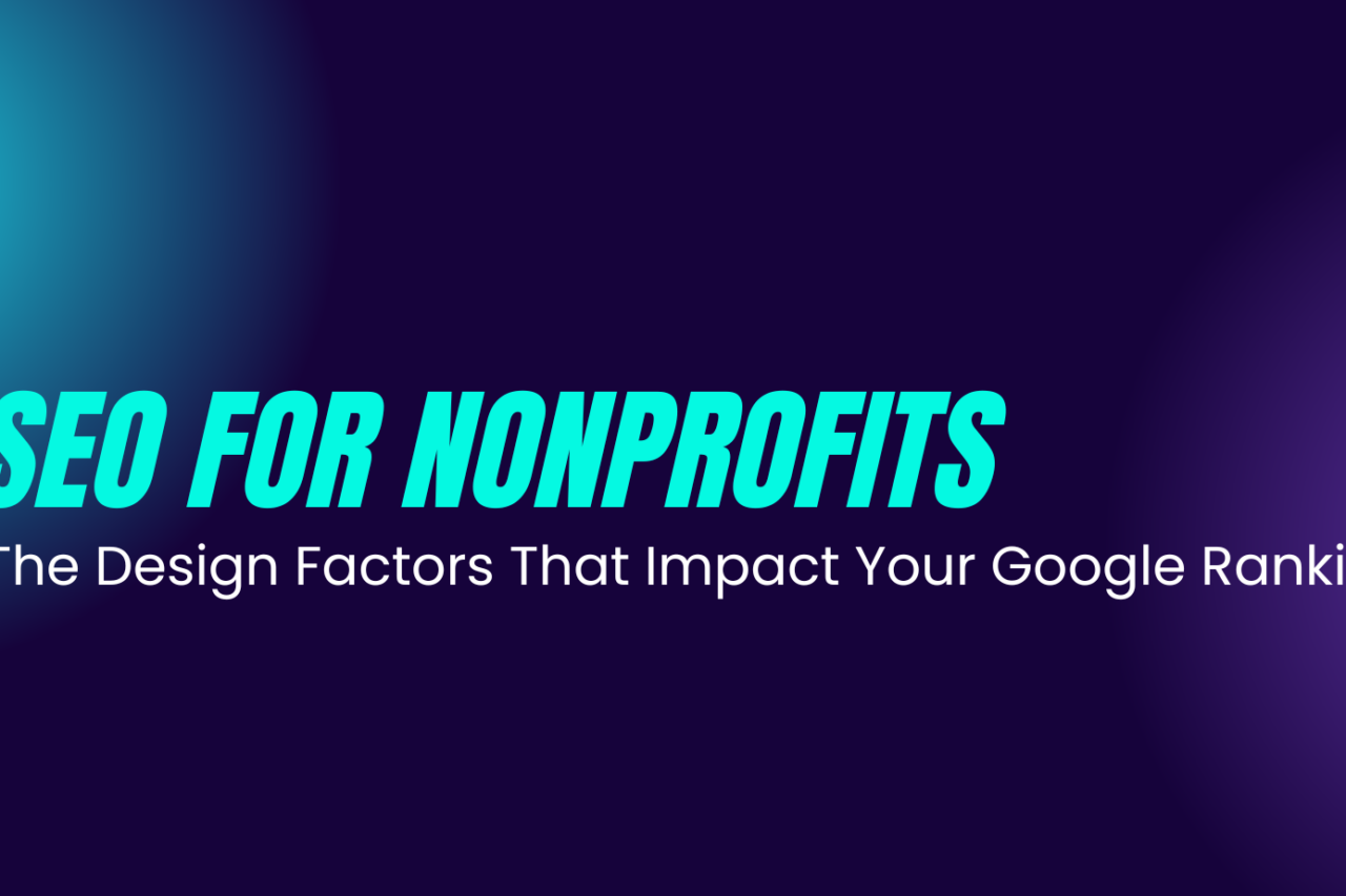 nonprofit website SEO infographic