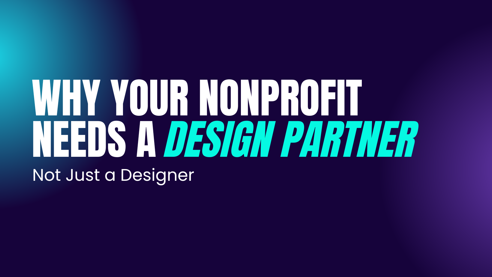 nonprofit design partner